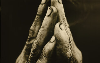 Hands in prayer